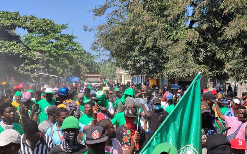 in-ouanaminthe:-thousands-of-people-in-the-streets-against-the-power-of-the-initiative-of-ede,-pitit-dessalines-and-those-close-to-guy-philippe.