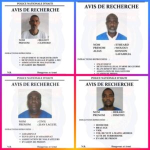 hati:-wanted-notice-against-prison-vads-including-dimitry-hrard,-jean-laguel-civil,-clifford-brandt-and-woudly-thard