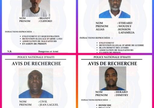 hati:-wanted-notice-against-prison-vads-including-dimitry-hrard,-jean-laguel-civil,-clifford-brandt-and-woudly-thard