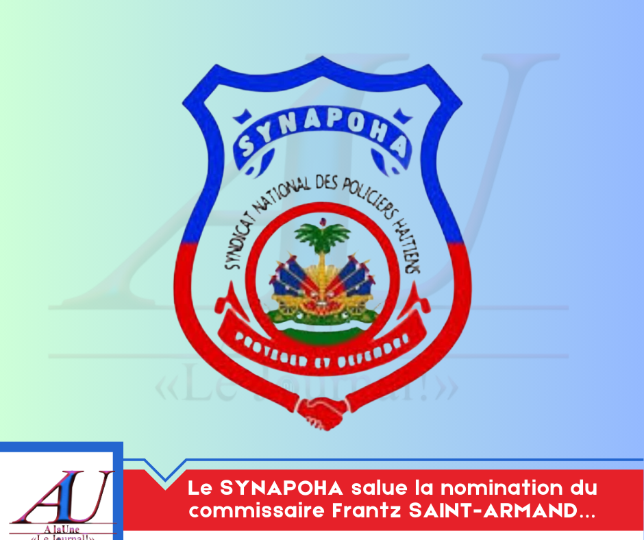 hati-scurit:-synapoha-welcomes-the-appointment-of-commissioner-frantz-saint-armand