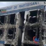 after-the-croix-des-bouquets-civil-prison,-the-bandits-begin-destroying-the-martissant-sub-police-station