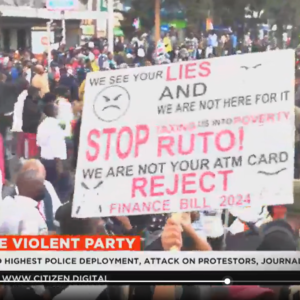 kenya-|-police-repression:-violence-at-the-heart-of-anti-budget-protests-in-nairobi-leaves-around-fifteen-injured