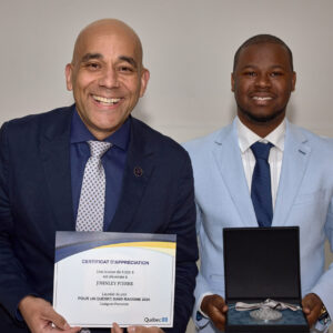 the-2024-quebec-without-racism-prize-awarded-to-young-haitian-johnley-pierre